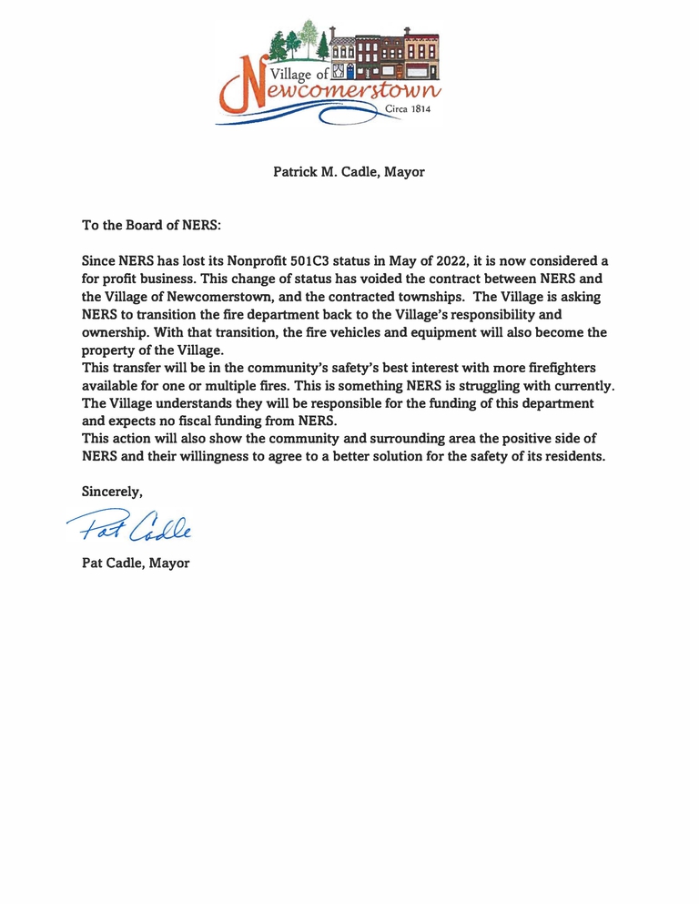 to the Official website of the Village of Ohio